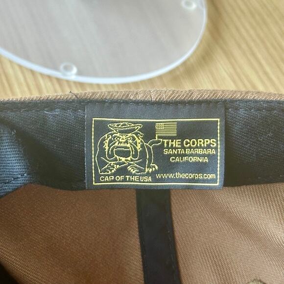 U.S. NAVAL FORCES EUROPE & AFRICA Navy Marine Baseball Cap Khaki Beige Patriotic - Picture 9 of 10